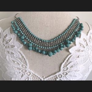 American Eagle Turquoise Beaded Necklace